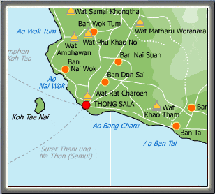 Sdwesten von Koh Phangan